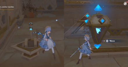 Genshin - The Temple Where Sand Flows Like Tears - Activate the device, and in turn, another machine somewhere 2-4