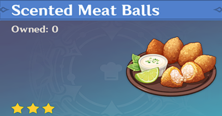Genshin Impact - How to Get Scented Meat Balls and Effects