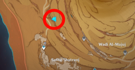 Genshin - Mysterious Clipboard Painting #14 Location