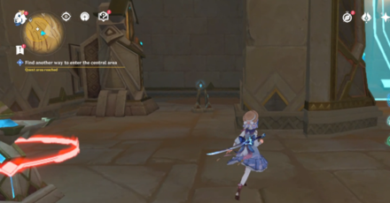 Genshin -  Dune-Entombed Fecundity Part 1 Find another way to enter the central area - Everlight Cell 1