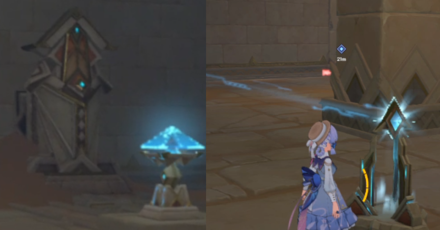 Genshin -  Dune-Entombed Fecundity Part 1 Find another way to enter the central area - farther Everlight Cell