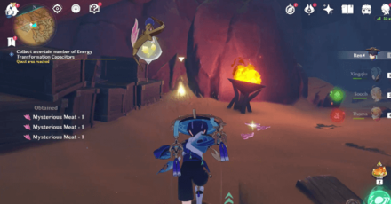 Genshin - Collect a certain number of Energy Transformation Capacitors