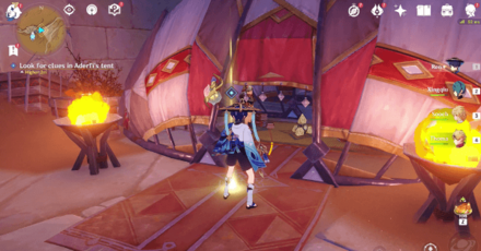 Genshin - Look for clues in Aderfi