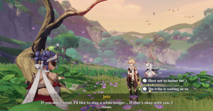 Genshin - Talk to Jeht to Return to the Surface