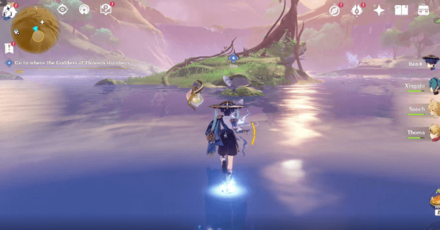 Genshin - Go to the central island