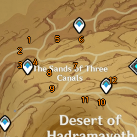 Genshin - Hadramaveth Sacred Seals - Sands of Three Canals
