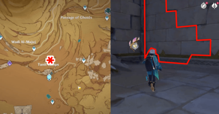 Genshin - Mysterious Stone Slate 4 Location