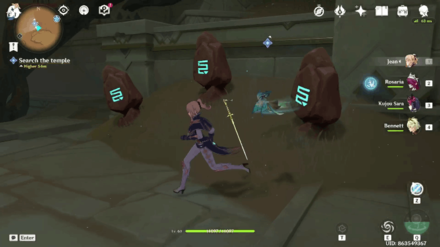 Genshin - Weathered Obelisk 25 - Obelisk to Solve