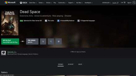 Dead Space Remake (2023) - EA Play Discount