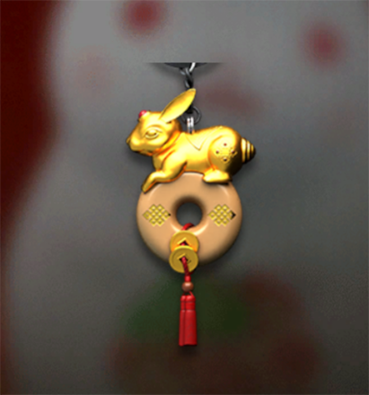 Prosperity Rabbit Charm