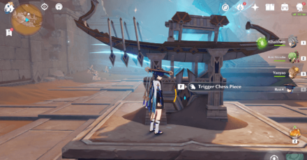 Genshin - Trigger Chess Piece Teleporation