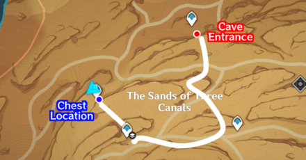 Genshin - Soulferry Location in The Sands of Three Canals