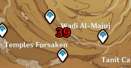 Genshin - Sacred Seal Grand Door locations map