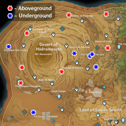 Genshin - Consecrated Beast Locations