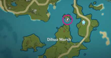 Genshin - Radiant Sparks Location Day 1 - Dihua Marsh