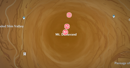Genshin - Memories of Eternal Oasis Location Map