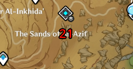 Genshin - Sacred Seal Labor Desert of Hadramaveth Locations