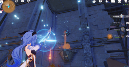 Genshin - Cascade Pool and Sprout Puzzle 1 how to solve