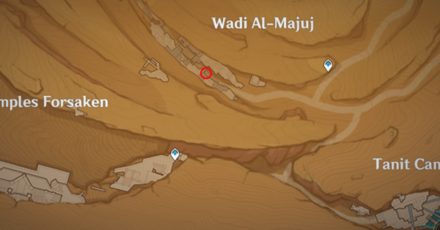 Genshin - Cascade Pool and Sprout Puzzle 2 Map Location