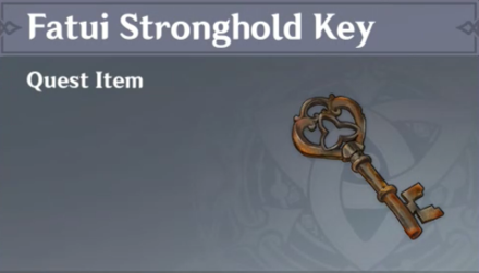 Genshin Impact - Fatui Stronghold Key Location and How to Use