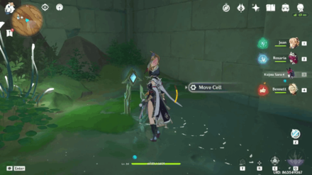 Genshin Impact - Debris of Panjvahe Underground Puzzle Remarkable Chest Step 1