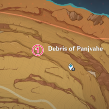 Genshin - Sumeru Desert Fishing Spots - Hadramaveth