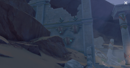 Genshin - Cascade Pool and Sprout Puzzle 5 In-game Location