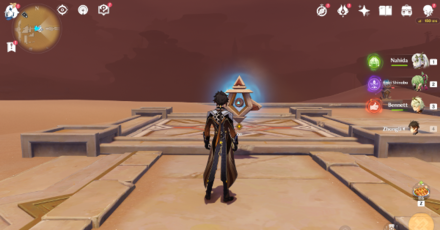 Genshin - Mausoleum of King Deshret Activation Device Map - Obtain Device