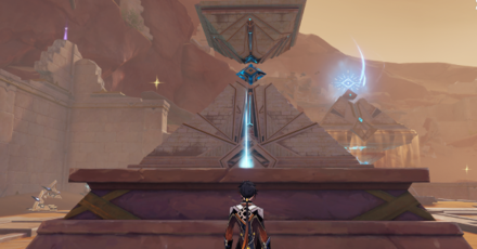 Genshin - The Mausoleum of King Deshret Activation Device - Install the Device