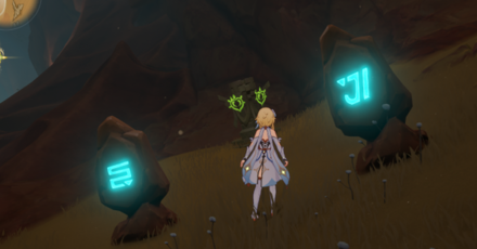 Genshin - Wenut Tunnels Weathered Obelisk Puzzle Solution 2