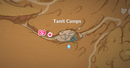 Genshin - Radiant Spincrystal Locations - The Sands of Three Canals