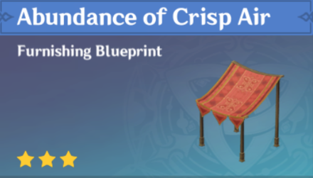 Genshin Impact - How to Get Abundance of Crisp Air Furnishing