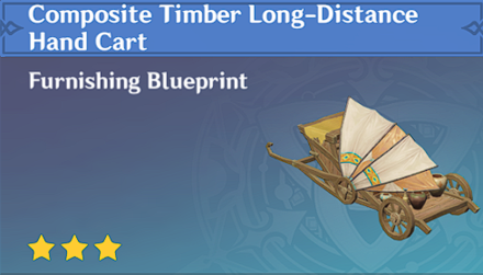 Genshin Impact - How to Get Composite Timber Long-Distance Hand Cart Furnishing