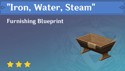 Genshin Impact - How to Get "Iron, Water, Steam" Furnishing