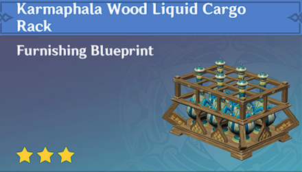 Genshin Impact - How to Get Karmaphala Wood Liquid Cargo Rack Furnishing
