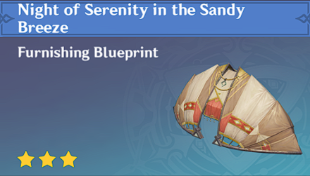 Genshin Impact - How to Get Night of Serenity in the Sandy Breeze Furnishing