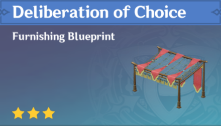 Genshin Impact - How to Get Deliberation of Choice Furnishing