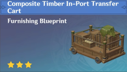 Genshin Impact - How to Get Composite Timber In-Port Transfer Cart Furnishing
