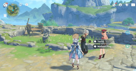 Genshin - Lantern Rite 2023 Character Locations - Yanfei and Madame Ping