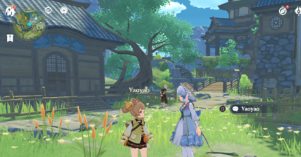 Genshin - Lantern Rite 2023 Character Locations - Yaoyao