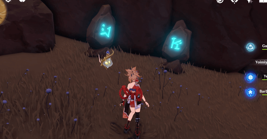 Genshin - second Pyro Totem puzzle solution