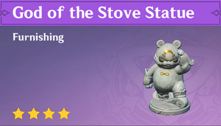 Genshin Impact - How to Get God of  the Stove Statue Furnishing