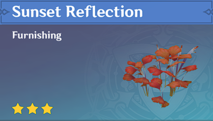 Genshin Impact - How to Get Sunset Reflection Furnishing