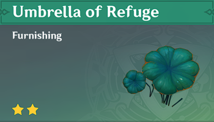 Genshin Impact - How to Get Umbrella of Refuge Furnishing