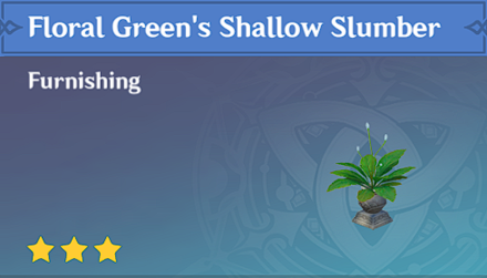 Genshin Impact - How to Get Floral Green