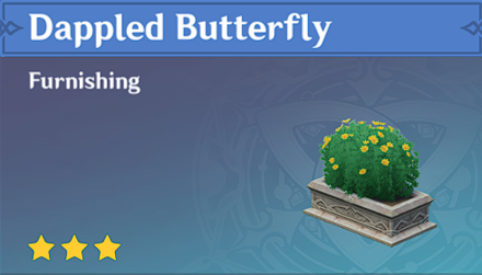 Genshin Impact - How to Get Dappled Butterfly Furnishing