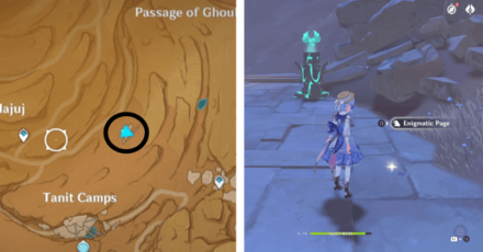 Genshin - Hadramaveth Enigmatic Page Locations - Part 1-10