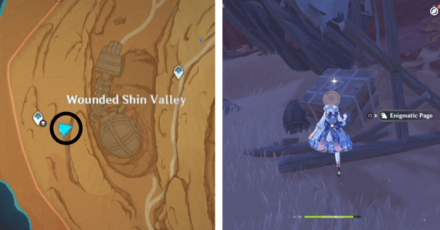 Genshin - Hadramaveth Enigmatic Page Locations - Part 1-5