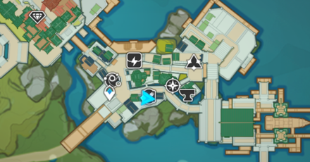 Genshin - Lantern Rite 2023 Character Locations - Zhongli and Guoba Location