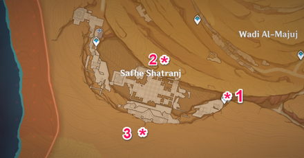 Genshin - Hadramaveth Cave Entrance - Safhe Shatranj Map